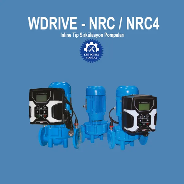 WDRIVE NRC NRC4 Inline Sirkülasyon Pompası